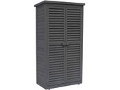 Armoire de jardin "Space" - 87 x 46.5 x 160 cm - Anthracite